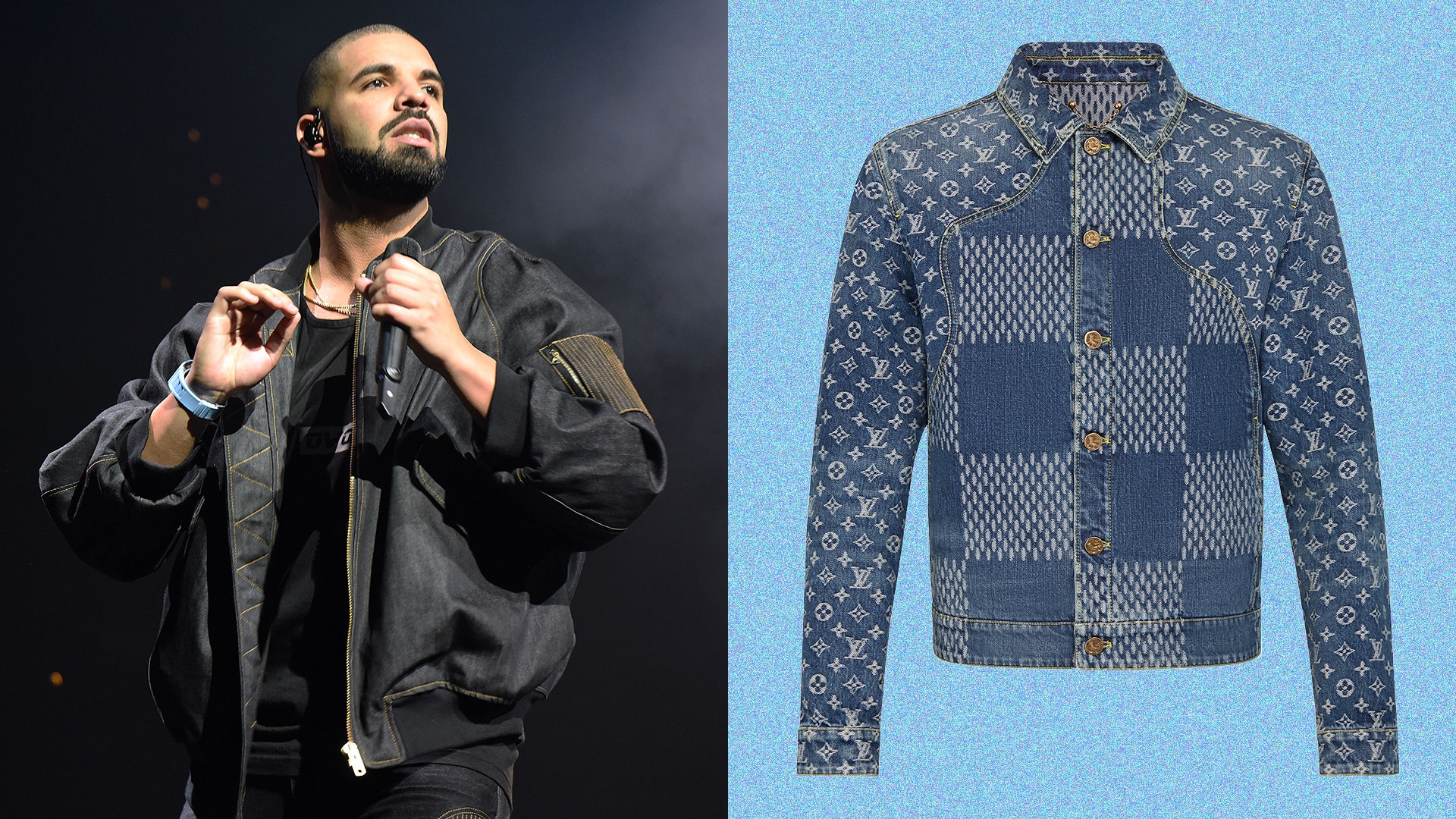 How To Purchase Drake's New Louis Vuitton Denim Jacket The Original