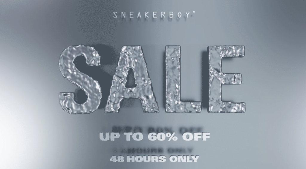 Sneakerboy Have A 60% Sale, And It Will Be Gone By Tomorrow